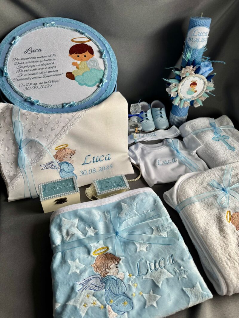 Set Trusou Botez Personalizat Inger