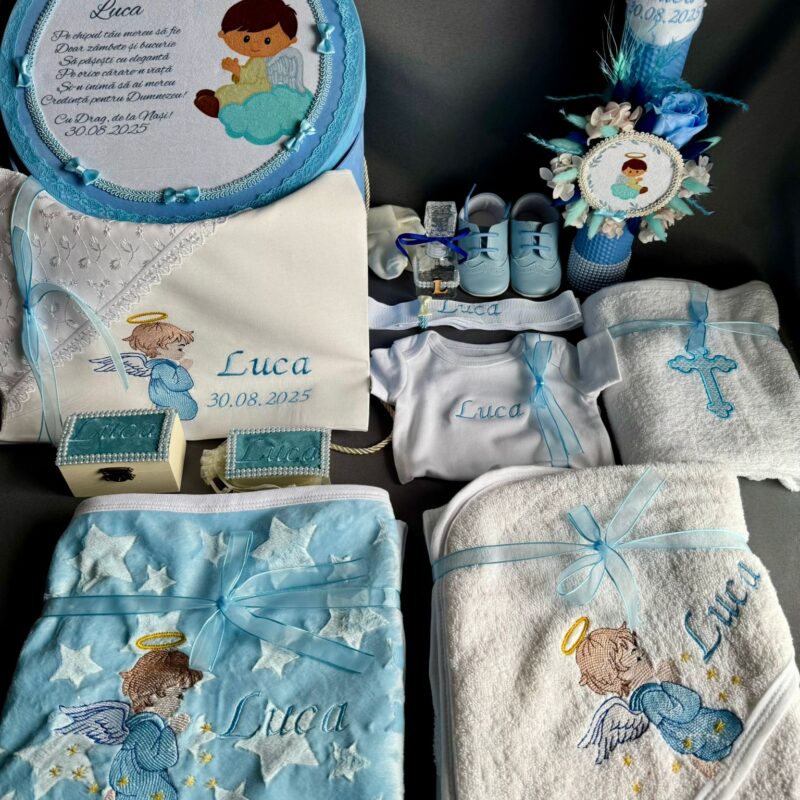 Set Trusou Botez Personalizat Inger