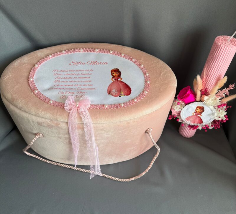Set Trusou Cutie Buretata cu lumanare fagure