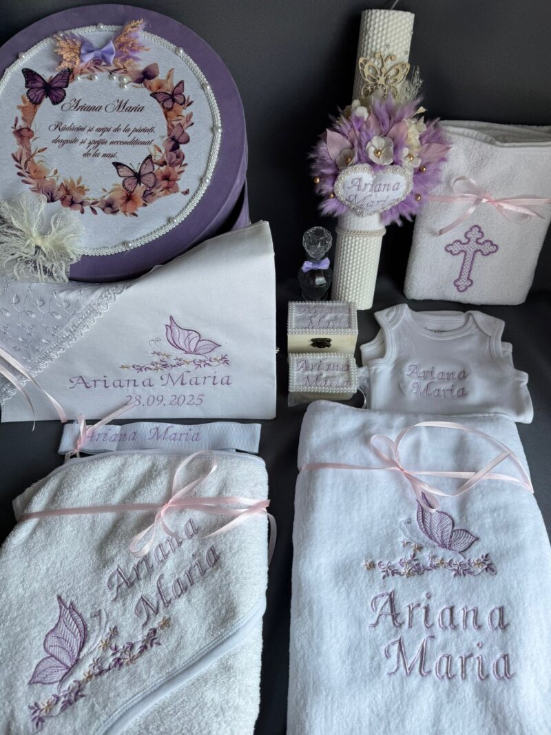 Trusou fluture lila