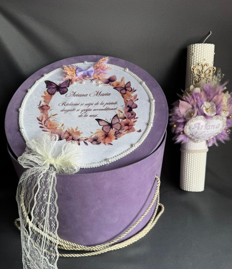 Trusou fluture lila