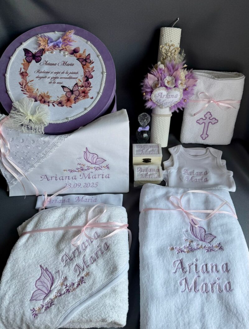Trusou fluture lila