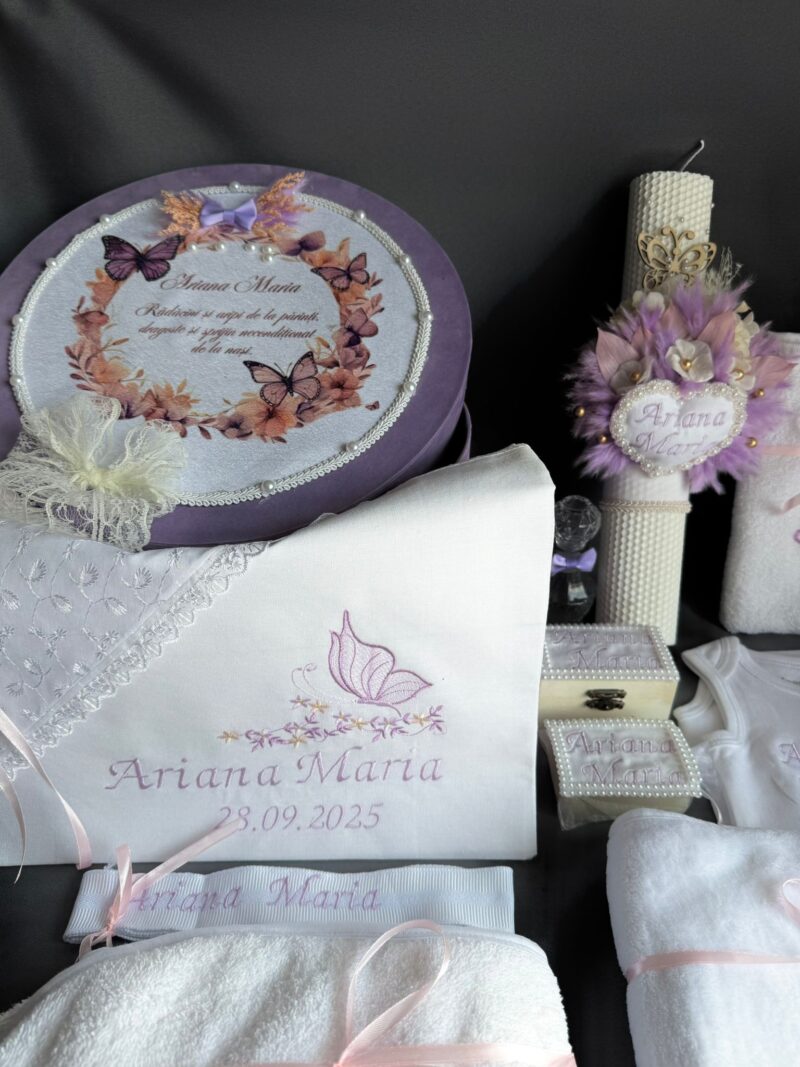 Trusou fluture lila