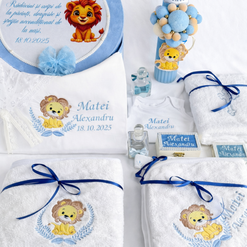 Set Trusou Botez Personalizat Baby Boss – Atelierul de culoare