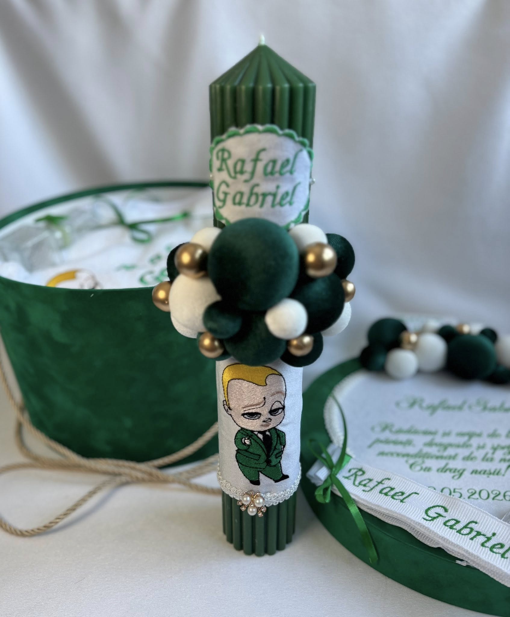 Set Trusou Botez Personalizat Baby Boss