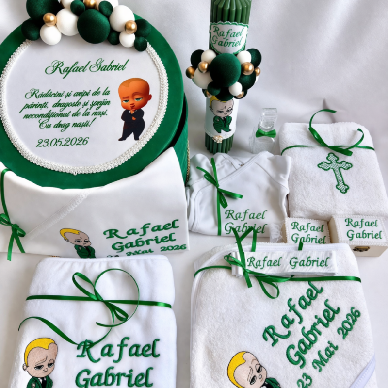 Set Trusou Botez Personalizat Baby Boss