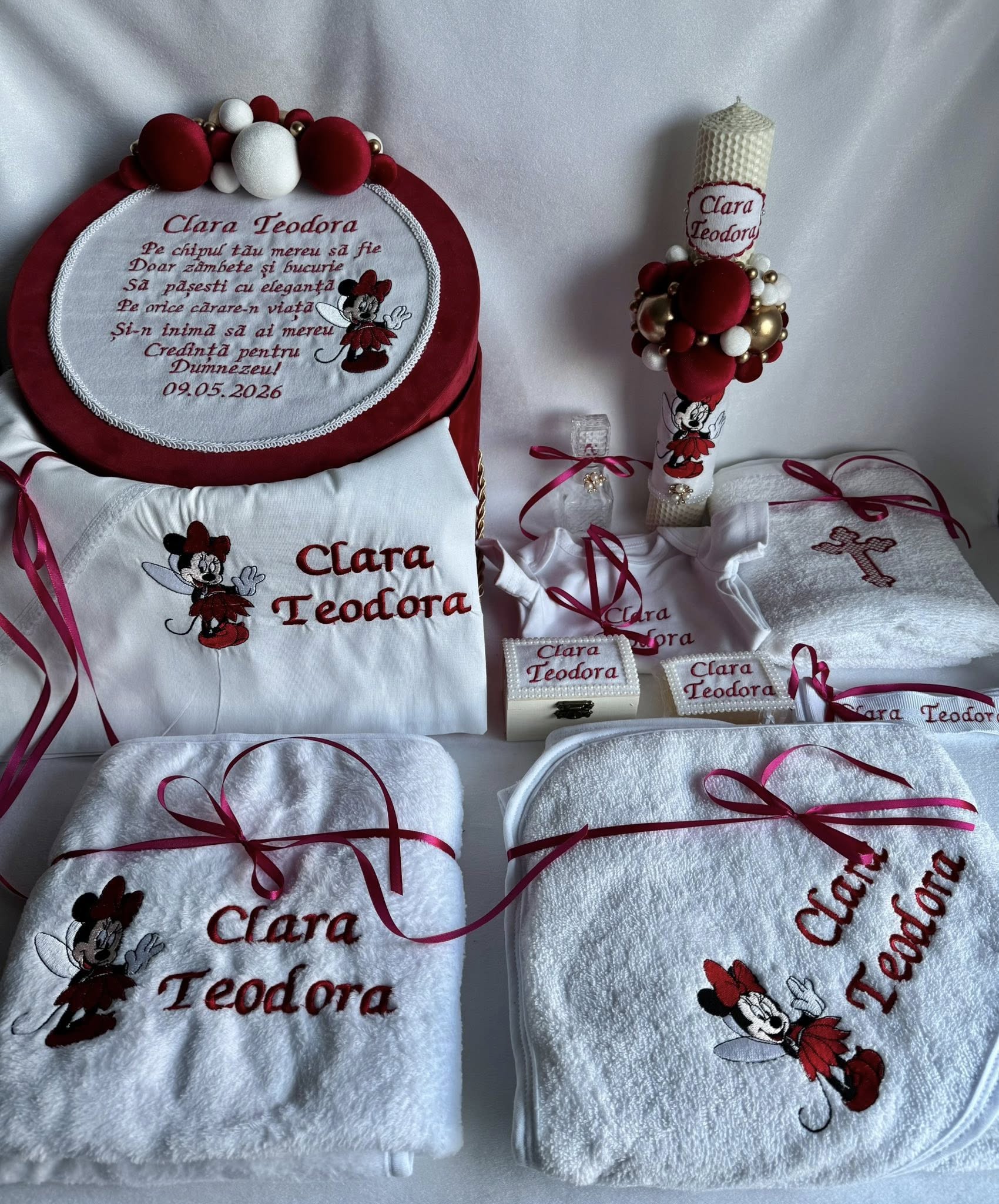 Set Trusou Botez Personalizat Minnie