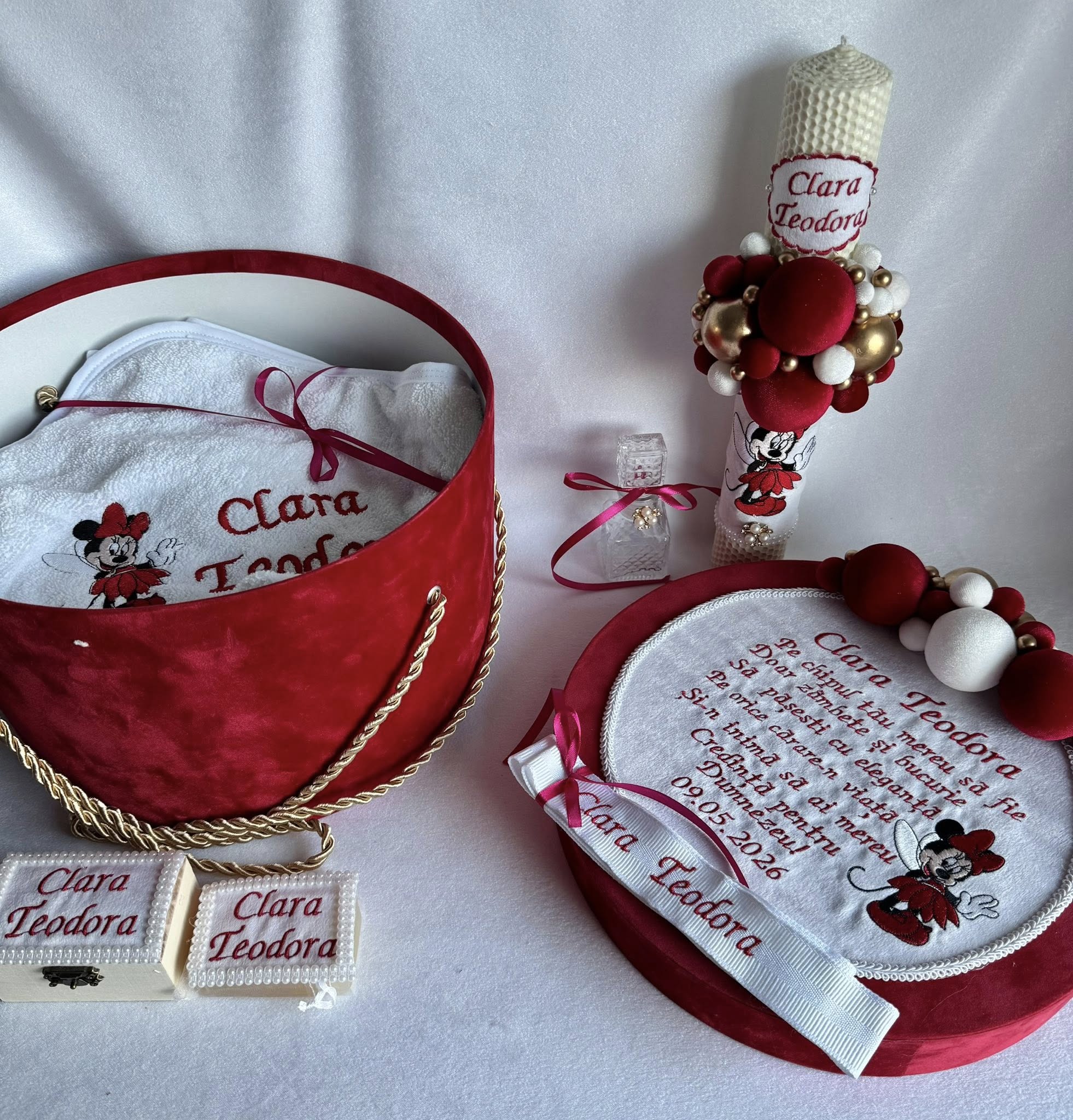 Set Trusou Botez Personalizat Minnie