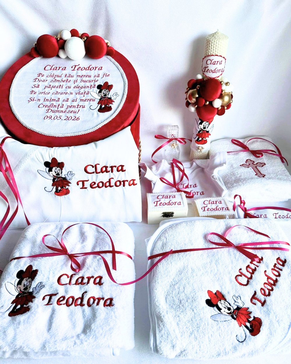 Set Trusou Botez Personalizat Minnie