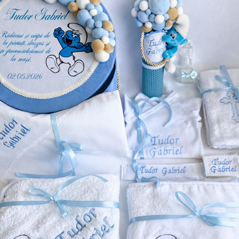 Set Trusou Botez Personalizat Strumf