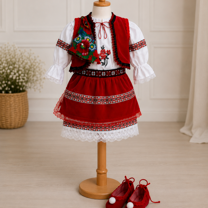 Rochița Traditionala cu Vesta
