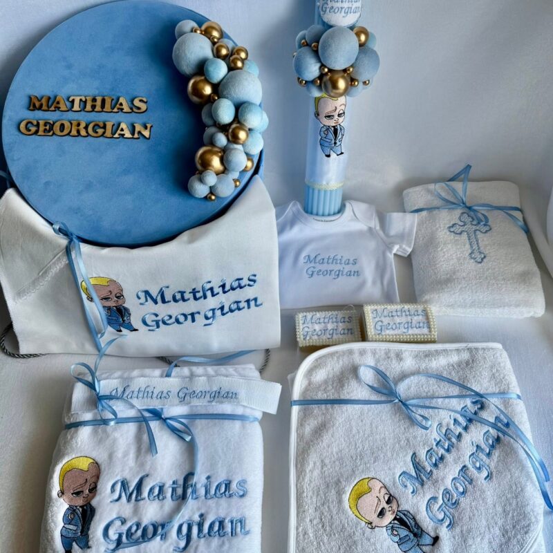 Set Trusou Botez Personalizat Baby Boss