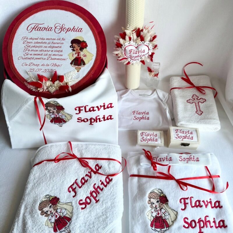 Set Trusou Botez Personalizat Traditional