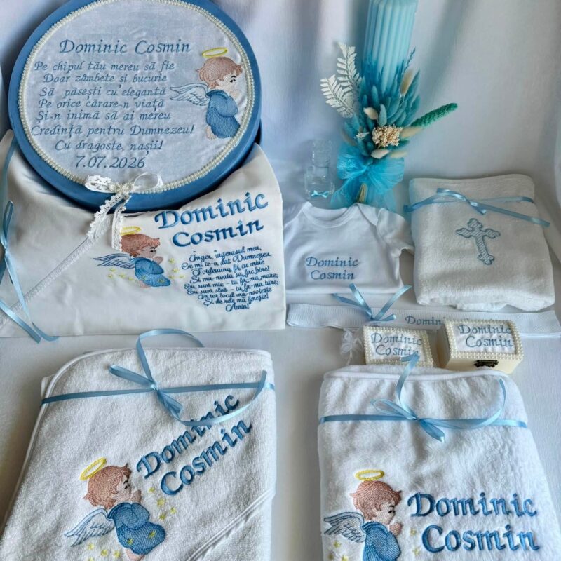 Set Trusou Botez Personalizat Inger